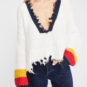 Wildfox Palmetto Sweater, Sneak Out Stripe